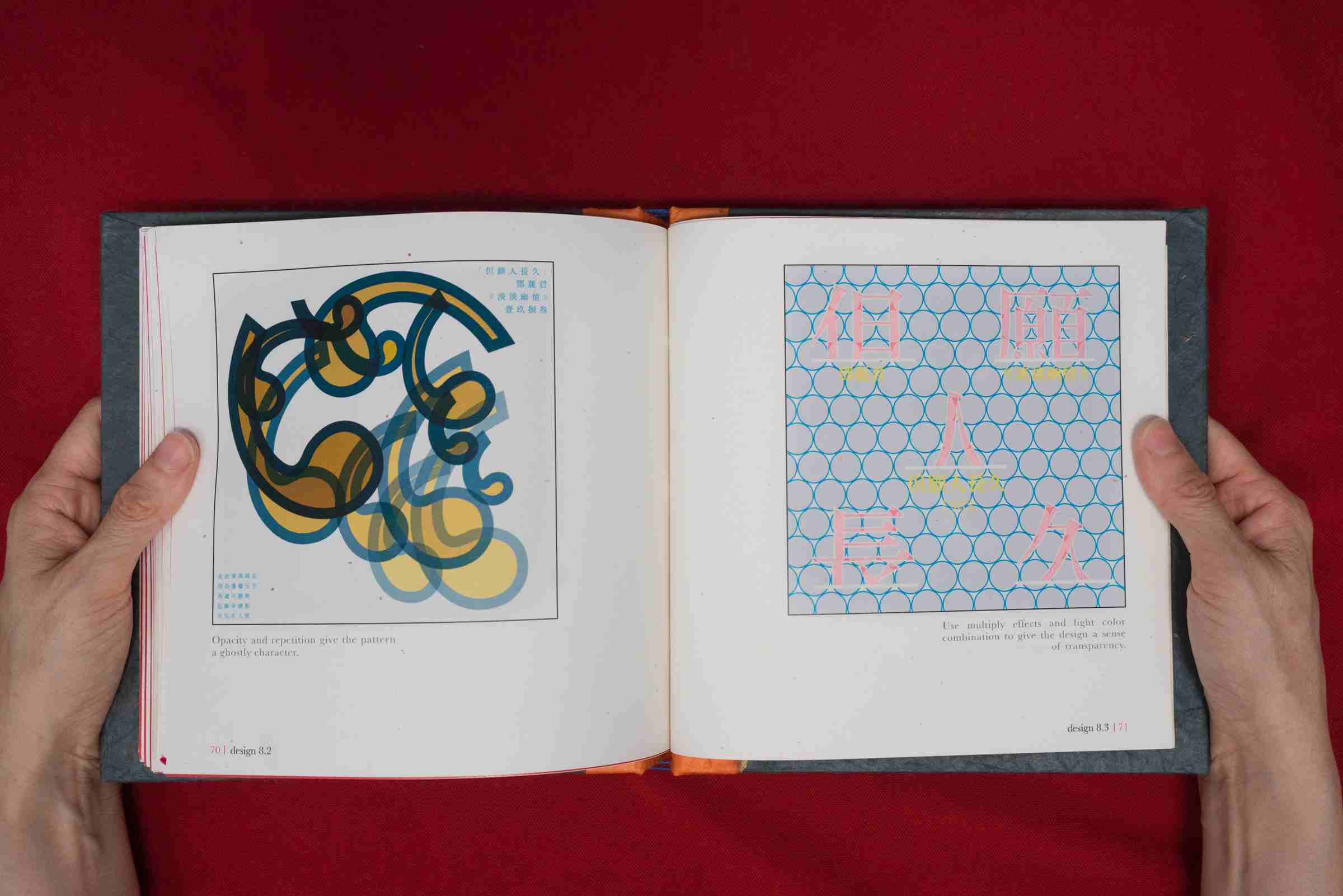 Documentation of printed typography book